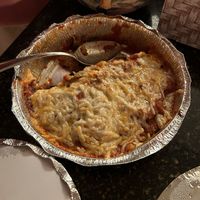 Vegan eggplant parm  at Umberto's of Oyster Bay in Oyster Bay