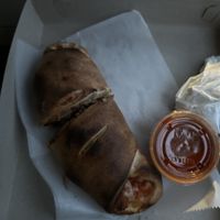 Vegan eggplant roll   at Umberto's of Oyster Bay in Oyster Bay