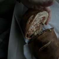 Vegan eggplant roll  at Umberto's of Oyster Bay in Oyster Bay