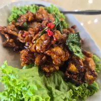 Gongbao Abalone mushroom at Keat Lim Vegetarian 吉林素食 - Ang Mo Kio in Northeast Singapore