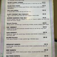 Menu february  at Southway Coffee Bar in Koh Phangan