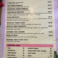 Menu february  at Southway Coffee Bar in Koh Phangan