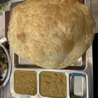 Channa batura #Veganuary at Saravanaa Bhavan in Rome