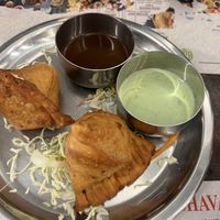 Samosa  at Saravanaa Bhavan in Rome