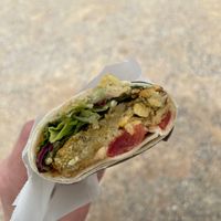 Falafel wrap from Gregory‘s, Malia, Greece at Gregory‘s in Crete