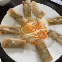 Spring rolls  at Tinh Tam Vegan in Hue