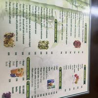 menu  at Tinh Tam Vegan in Hue