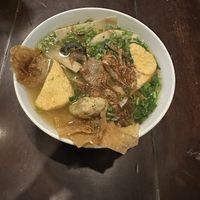 Wanton noodle soup   at Tinh Tam Vegan in Hue