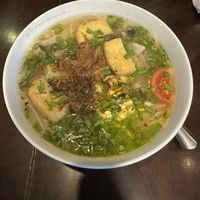 Vegetable noodle soup   at Tinh Tam Vegan in Hue