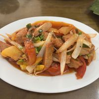 Soy chicken sweet and sour   at Tinh Tam Vegan in Hue