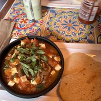 Vegan breakfast  at Orígenes Café in Bogota