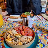 Vegan smoothiebowl and vegan breakfast at Orígenes Café in Bogota