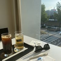 Americano and mint ice tea  at Nuldam Space - 널담은공간 경복궁점 in Seoul
