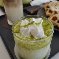 Iced matcha at Nuldam Space - 널담은공간 경복궁점 in Seoul