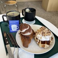 Croffle and croissant 🤤   at Nuldam Space - 널담은공간 경복궁점 in Seoul