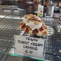 Peanut cream croffle at Nuldam Space - 널담은공간 경복궁점 in Seoul