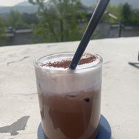 Iced chocolate lattee  at Nuldam Space - 널담은공간 경복궁점 in Seoul