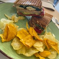 Vegan sandwich  at O Ninho Family Bar in Lagos