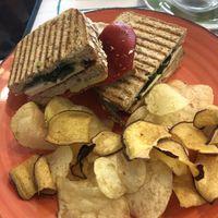 Vegan smoked tofu brick toast  at O Ninho Family Bar in Lagos