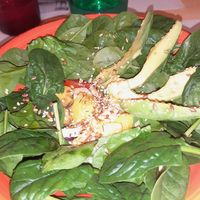Salad exotica at O Ninho Family Bar in Lagos