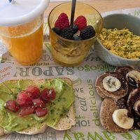 Vegan brunch at O Ninho Café in Lagos