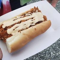 Homemade Seitan Cheesesteak   at Sammies in Bellingham