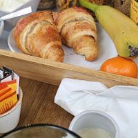 Vegan raspberrie croissants at The Family Tree in Matlock