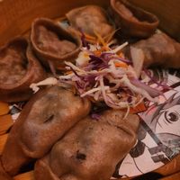 Degustación dumplings veganos at KOI Beer & Dumplings - Lavalleja in Buenos Aires