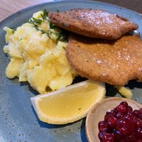Great potato salad ❤️  at Gasthaus Hinterbrühl in Salzburg