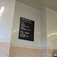 Lunchtime menu at Crookes Chippy in Sheffield
