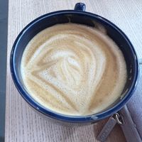 oat milk latte  at The Espresso Lab Cafe in San Diego