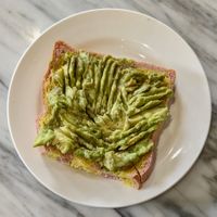 Vegan Turmeric and Sweet Potato Swirl with Avocado Chia Seed Spread at Slow Bakes - Yishun in North Singapore