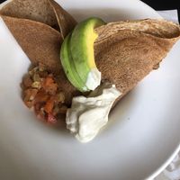 Sombrero Vueltiao vegano  at Crepes & Waffles - San Pedro in Cartagena
