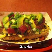 California Dog on wheat bun at Cyber Dogs in Seattle