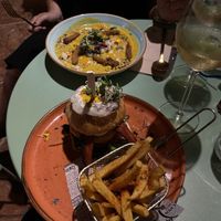 Curry and Burger   at Puravita Vegan  in Estepona