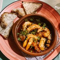 Prawns  at Puravita Vegan  in Estepona