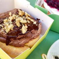 Chocolate cinnamon roll at Puravita Vegan  in Estepona