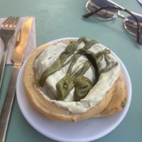 Pistachio cinnamon bun   at Puravita Vegan  in Estepona