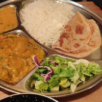 Vegan lunchbox. at Yatra The Indian Cafe in Tunbridge Wells