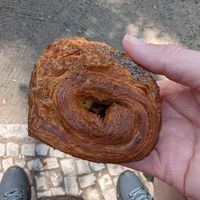 Tomato and potato pastry at FREA Bakery in Berlin