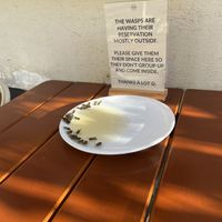 A snack for the wasps  at FREA Bakery in Berlin