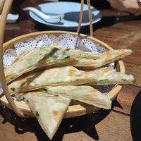 Chinese bread at Fu Hui Ci Yuan Vegetarian Restaurant in Beijing