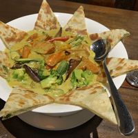 Vegetable curry at Fu Hui Ci Yuan Vegetarian Restaurant in Beijing