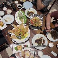 Curry, dumplings, sweet potato, eggplant   at Fu Hui Ci Yuan Vegetarian Restaurant in Beijing