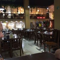 Dining room at Fu Hui Ci Yuan Vegetarian Restaurant in Beijing