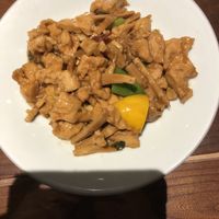 Chicken and vegetables  at Fu Hui Ci Yuan Vegetarian Restaurant in Beijing