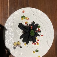 Sweet potato charcoal  at Fu Hui Ci Yuan Vegetarian Restaurant in Beijing