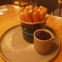 Dark Desire - churros with vegan chocolate sauce at Daintree in Kempten