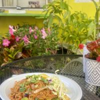 Vegan Thai Basil Chicken  at Grandma Wan's in Bradenton
