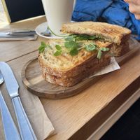 Veggie vegan Christmas toastie  at Seasalt Cafe and Deli in Cobh